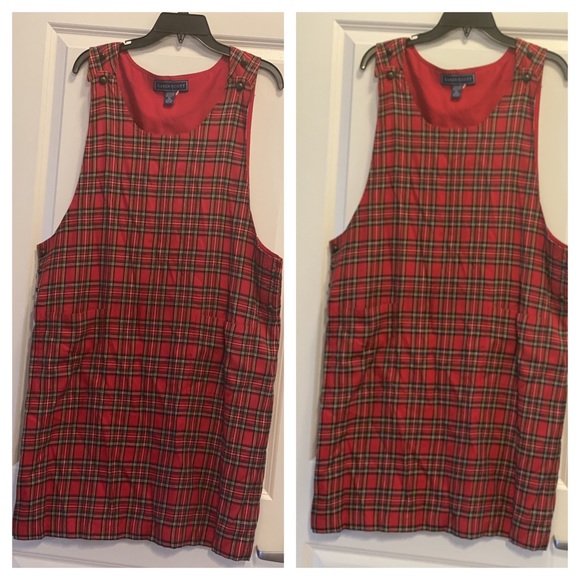 Karen Scott Dresses & Skirts - Karen Scott Plaid Jumper Dress